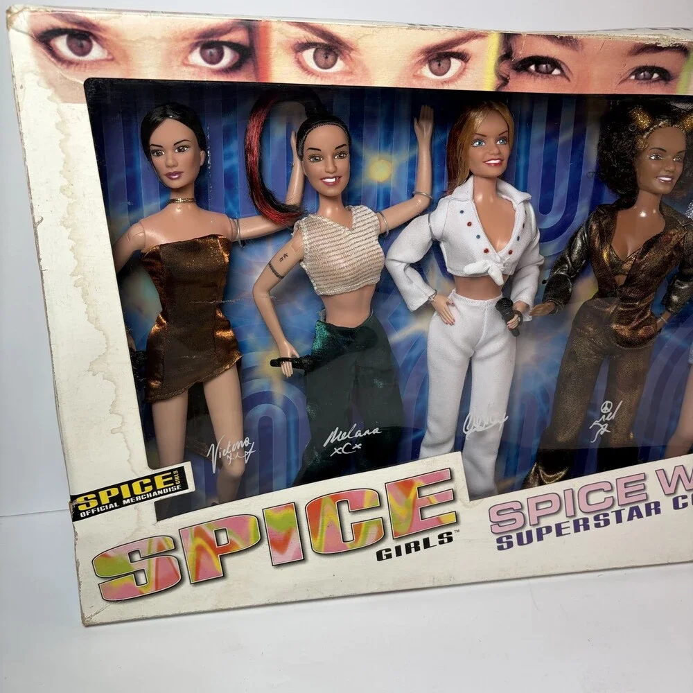 Vintage Spice Girls Spice World Superstar Collection Dolls 5-Pack in Box 1998